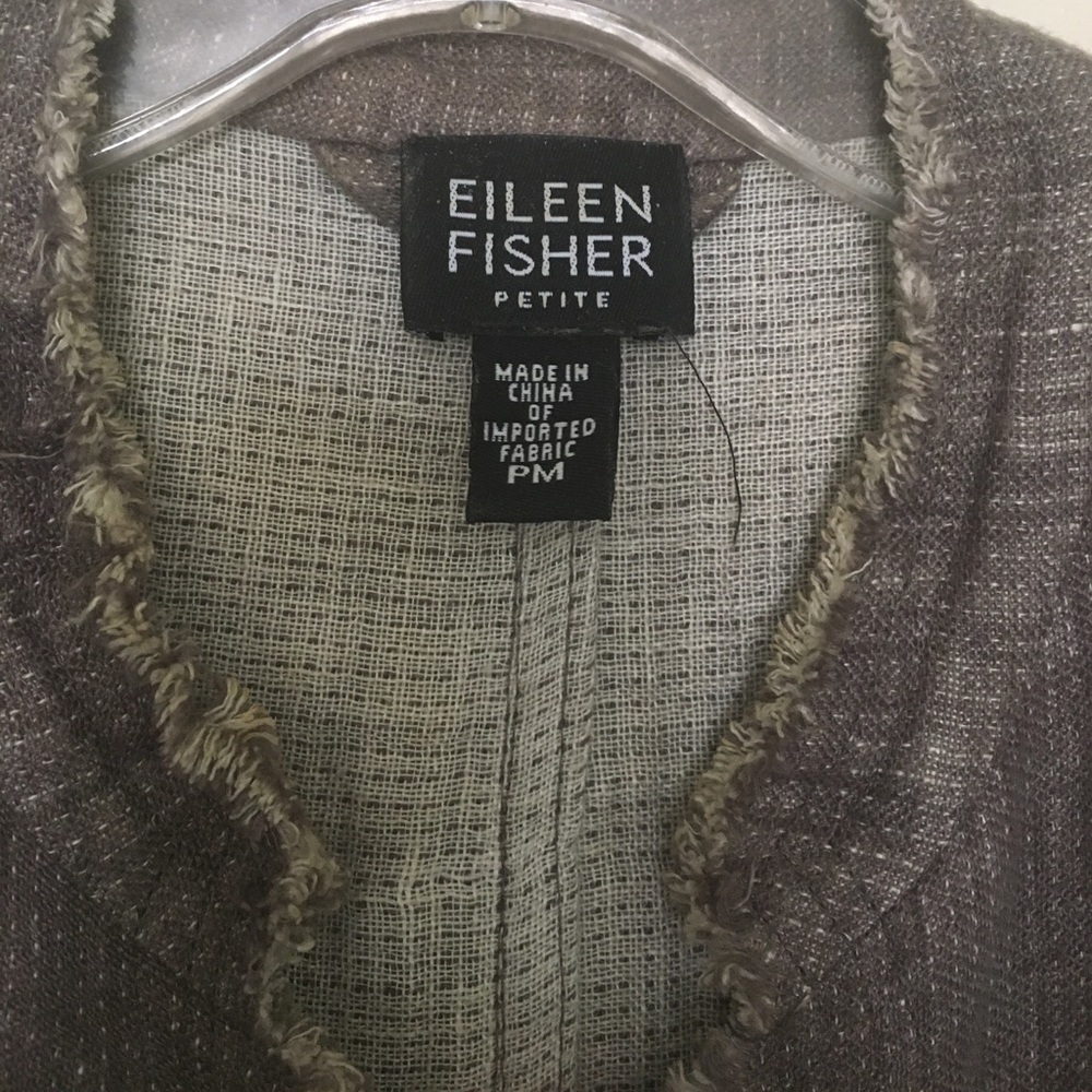 Casual jacket w pockets and raw edge